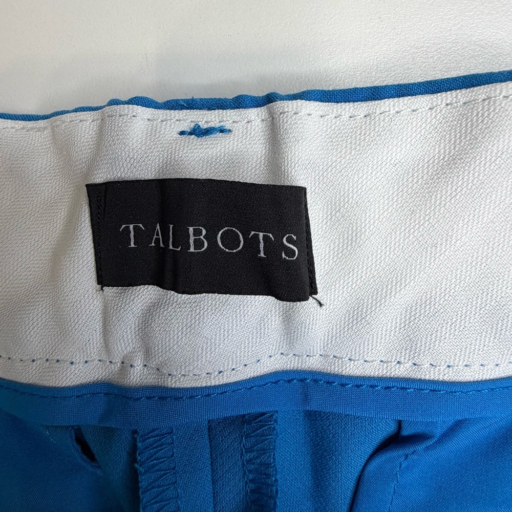 Talbots Women’s Hampshire Ankle pants, size 6, bright blue, excellent like new! - Picture 6 of 7